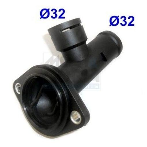 Für MEAT & DORIA 93513 Coolant Flange