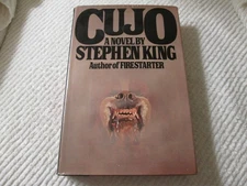 CUJO by Stephen King 1981 HC/DJ 1st Edition w/Clipped Dust Jacket