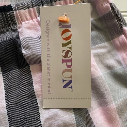 NWT Joyspun Plaid Drawstring Pajama Pants Size Medium Cotton - Picture 10 of 12
