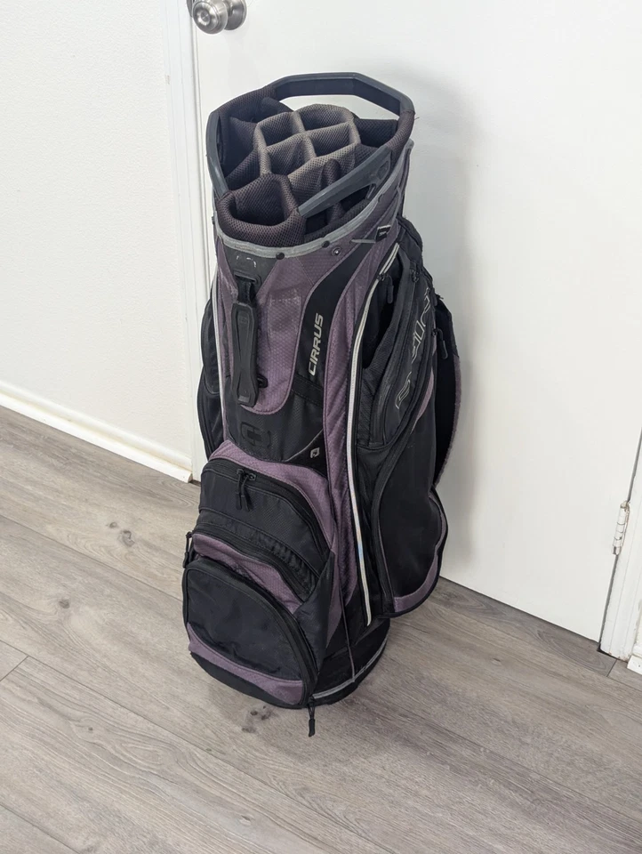 Bolsa de golf Ogio Cirrus negra gris divisor de 14 vías - 10 bolsillos Foto 4 de 4