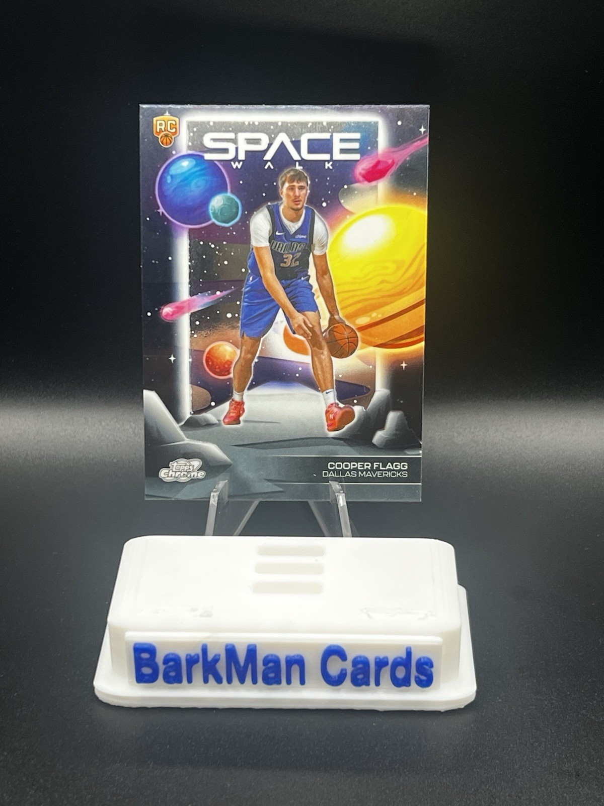 2025-26 Topps Cosmic Chrome- Cooper Flagg -Space Walk #SW-6 Rookie RC Mavericks
