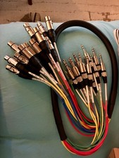 Seismic Audio SAXT-8x5F 8-Channel 1/4" TRS Male to XLR Female Snake Cable - 5'