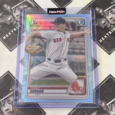 2020 Bowman Draft Shane Drohan 1st Bowman Chrome Refractor Boston Red Sox RC