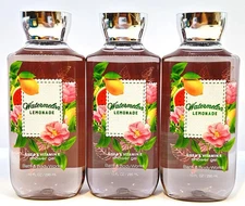3 Bath & Body Works WATERMELON LEMONADE Body Wash/Shower Gel