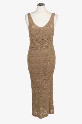 Iro Damen Kleid Gr. 36 (S) Beige Etuikleid Dress
