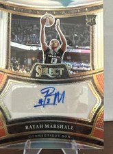 2025 Panini Select WNBA - Signatures Rayah Marshall #SG-RM (AU, RC)