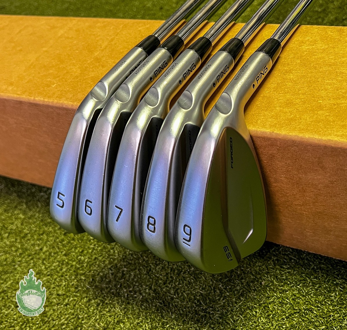 Used Ping Black Dot i59 Forged Irons 5-9 Tour 105g Extra Stiff