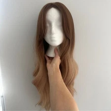 Elegant Ombre Copper and Blonde Wig