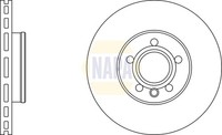 2X Napa Bremsscheibe BelüFtet Ø300Mm FüR VW Transporter IV Bus 70XB 70XC 7DB