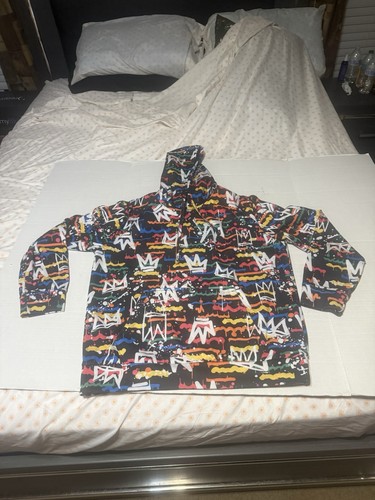 Fresh Prints of Bel Air Men Shirt Graffiti Hoodie size Medium