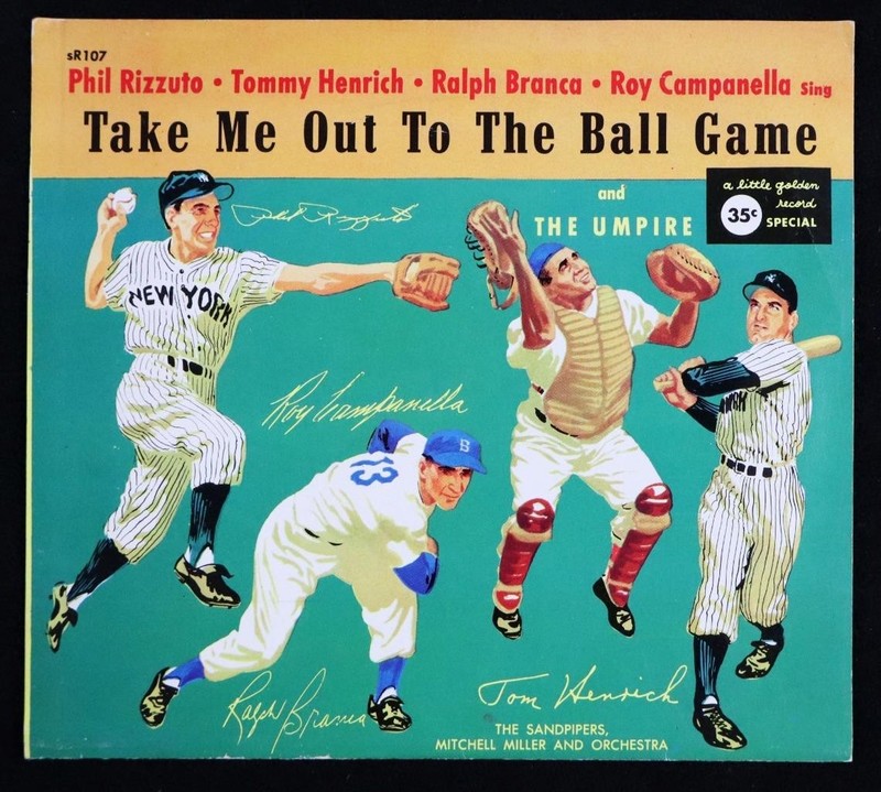 1952 Little Golden Record Take Me Out To The Ballgame Campanella Phil Rizzuto