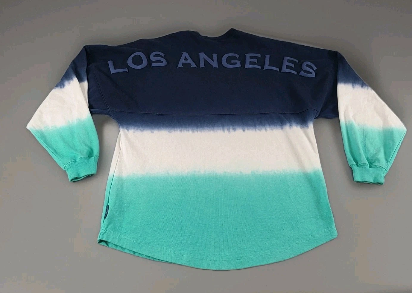 LOS ANGELES x SPIRIT JERSEY Tie-Dye Oversized Longsleeve Tee Unisex Size XS NWOT