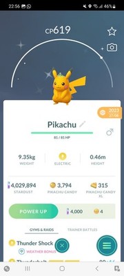 Pokemon Go Shiny Pikachu Grüne Krone 