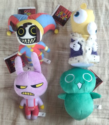 The Amazing Digital Circus Plush Mascot Ball Chain Complete Set
