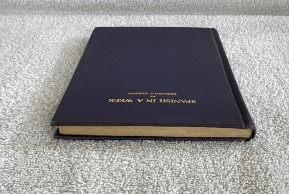 Spanish in a Week by Teodoro S. Romero Copyright 1919 - Image 4 of 4