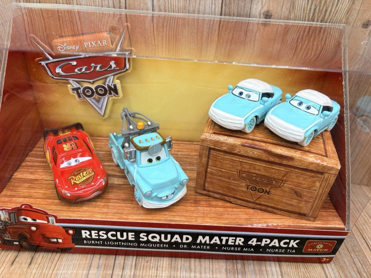 Disney Pixar CARS TOON Rescue Squad Mater 4-Pack - DOCTOR MATER | eBay