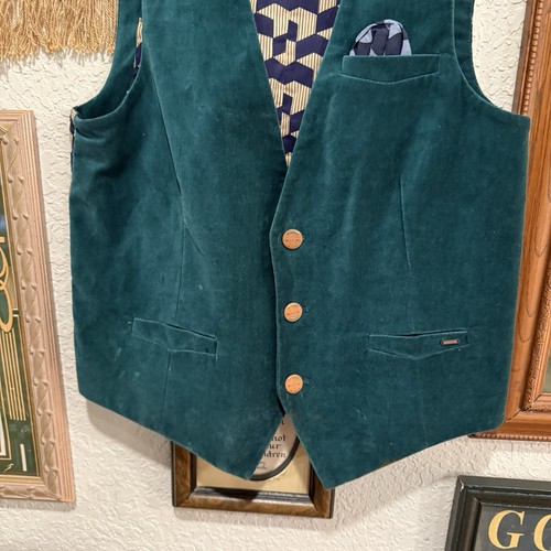 Scotch & Soda Revers Made with Love grau Wolle fade Stepplinie Weste Herren M (H19) - Bild 4 von 7