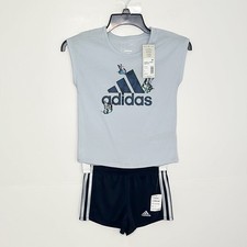 Girls Adidas 2 Piece Set Size 6