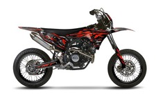 Dekor passend f&uuml;r Fantic XMF 50 / 125 - Prime / Rot / 2023 - 2024Supermoto