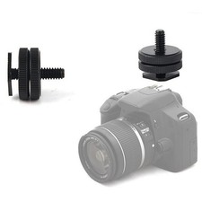 Hot Shoe Mount 1/4 "Tr pied Vis Cam ra Flash Shoe Mount Titulaire