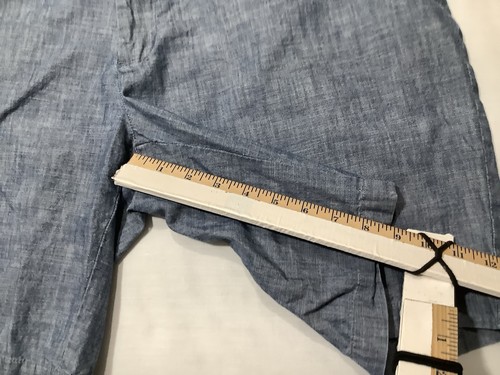 Polo Ralph Lauren Shorts Mens size 36 Blue Prospect Chambray 9" Inseam Preppy - Picture 8 of 9