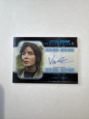 Valene Kane As Lyra Erso - 2020 Topps Star Wars Masterwork #A-Vk Blue /99