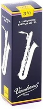  Used Vandoren baritone saxophone reed traditional blue box 3-1/2