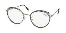 NEW ANDY WOLF 4766 EYEGLASSES OVAL 52-19-140 SILVER FRANCE METAL & PLASTIC