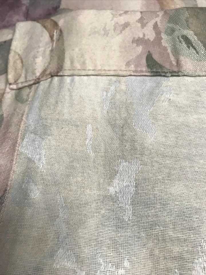 "Cortina de ducha Croscill amatista púrpura rosa 72""x74"" usada" Foto 4 de 4