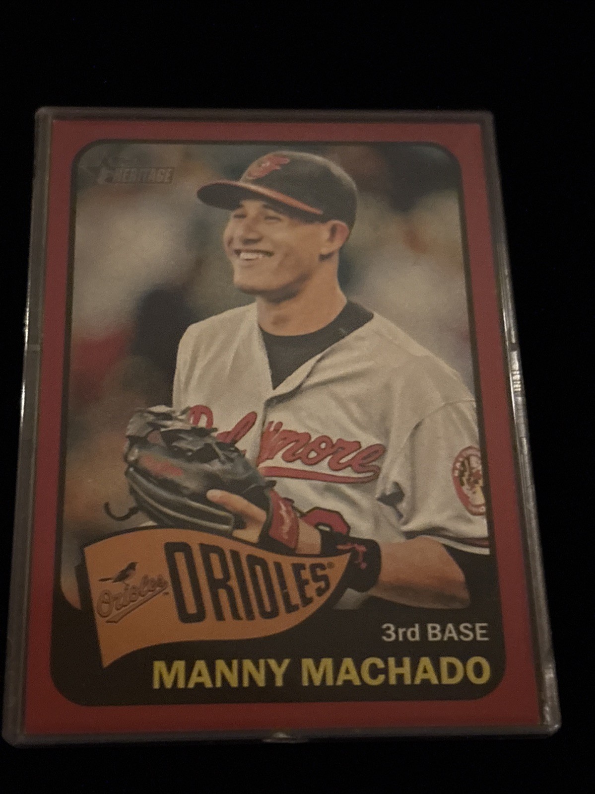 2014 Topps Heritage - Manny Machado #150 Red Border