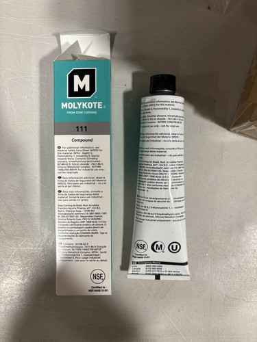 Dow Corning Molykote 111 O-Ring Valve Silicone Lubricant Sealant Grease 5.3oz