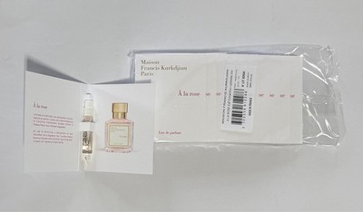 MFK Maison Francis Kurkdjian A la Rose EDP LOT of 10 x 2ml Vial SEALED