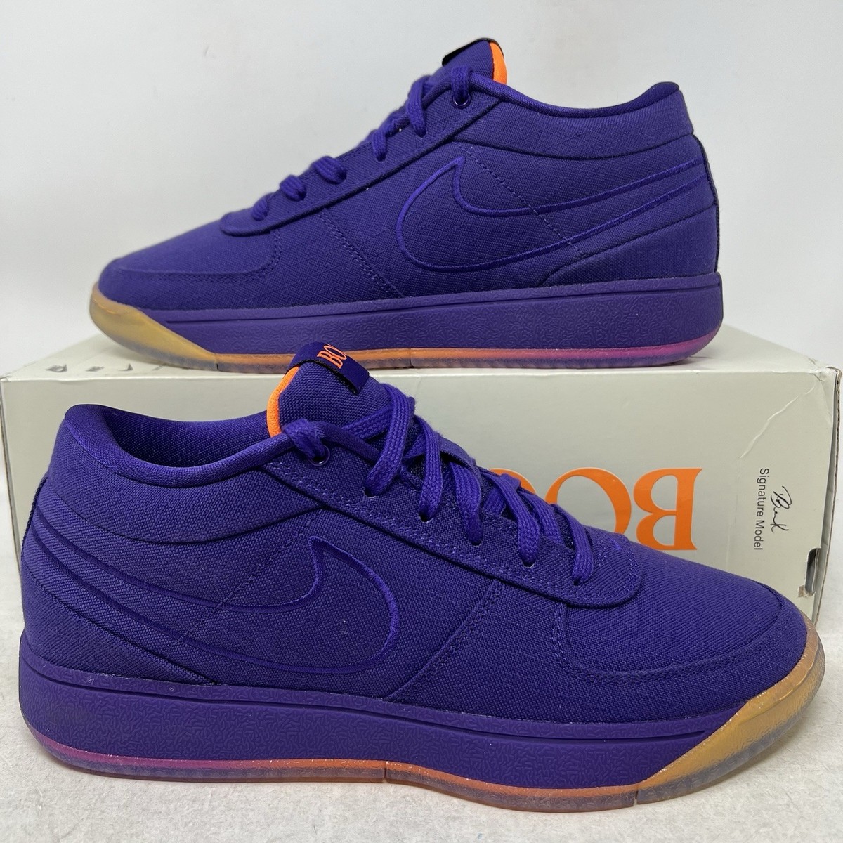 Nike Book 1 \'Court Purple/Total Orange\' HJ5351-500 Basketball size 8 Nike Book 1 Sunset Court Purple HJ5351-500 main image 4