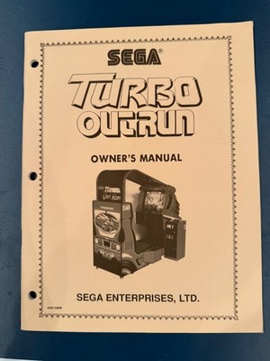 SEGA Turbo Outrun original manual