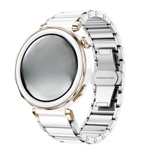 Quality Watch Strap Ceramic Stainless Steel Butterfly Buckle Band 18MM for Women