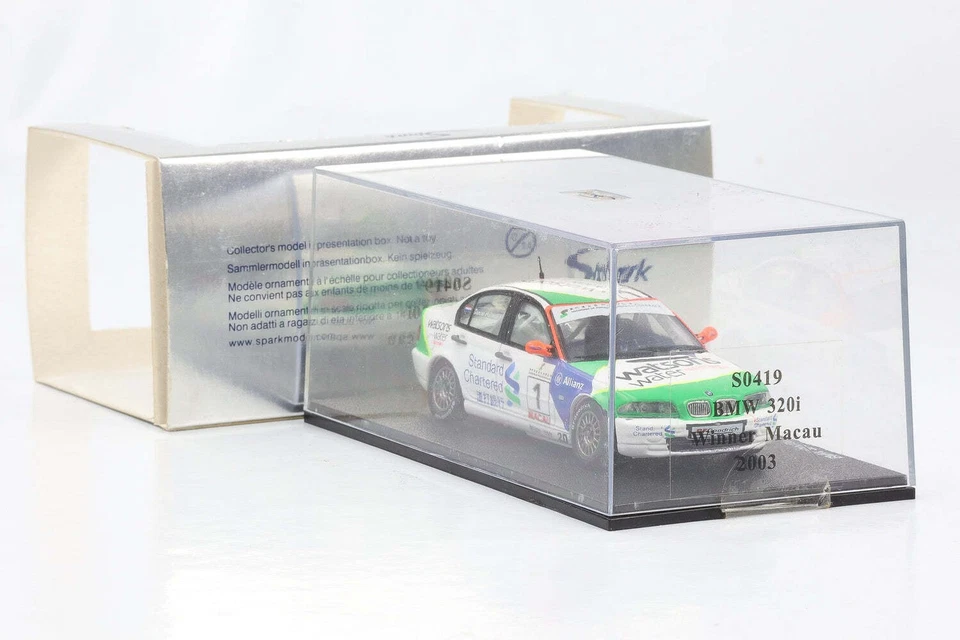 1:43 Spark BMW 320i Winner Macau Guia Race 2003 D. Huisman - Immagine 3 di 3