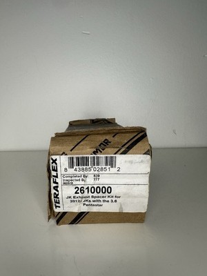 Tera flex Exhaust Extension Spacer Kit for 12-18 Jeep Wrangler JK