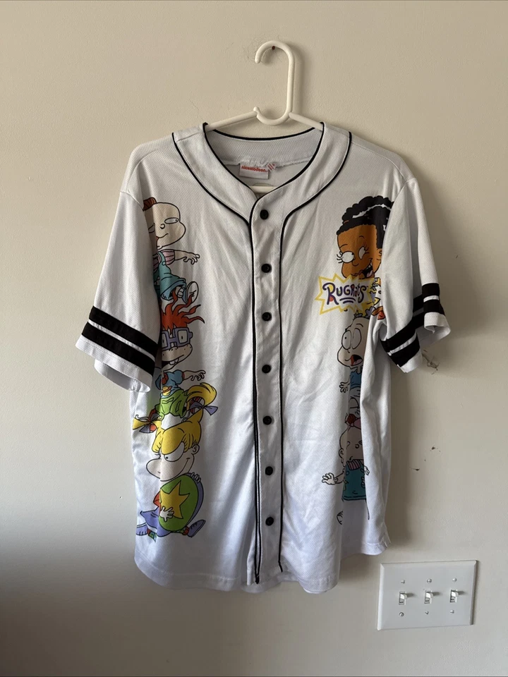 Лот из 3 мужских бейсбольных джерси Rugrats Hey Arnold Bratz Nickelodeon размер M - Изображение 3 из 4