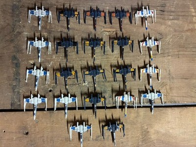 Fantasy Flight Games Star Wars X-Wing Miniatures Lot of 25 Painted Ships