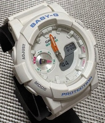 CASIO Baby-G BGA-185 White Watch From Japan