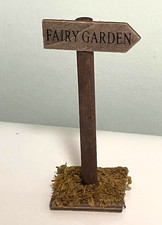 Wooden 'FAIRY GARDEN' Sign 4.5" High
