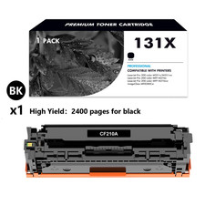 High Yield CF210A Toner Cartridge For HP 131X Laserjet Pro 200 M251nw MFP M276nw