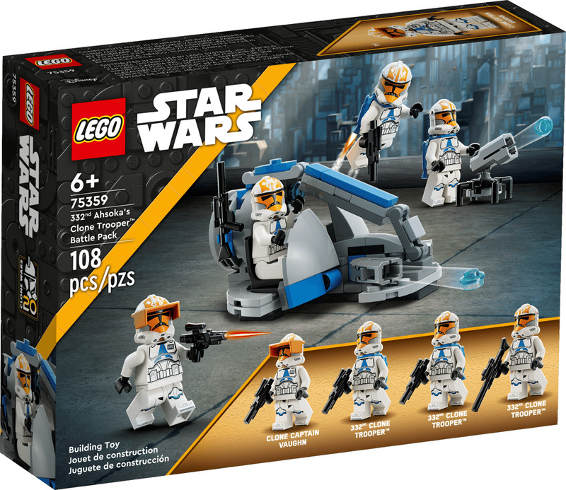 LEGO Star Wars 332nd Ahsoka’s Clone Trooper Battle Pack -75359 - New and Sealed✅