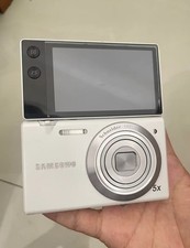 Samsung MV800 Digital Camera White fully Tested W/SD card charger battery