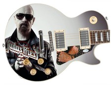 Rob Halford of Judas Priest Autographed Custom Graphics Guitar ACOA