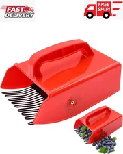 1/2/4 Pack Berry Picker, Berry Pickers and Rakes with Metallic Comb and Ergonomi