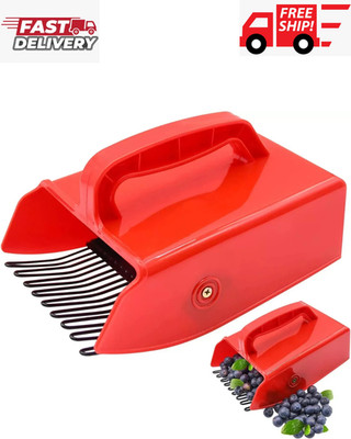 1/2/4 Pack Berry Picker, Berry Pickers and Rakes with Metallic Comb and Ergonomi