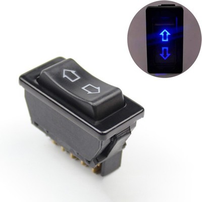 Universal Direct Current 12V 20A Auto Car Power Window Switch 5 Pins(Blbj