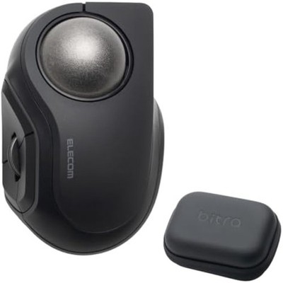 ELECOM M-MT2MRSBK bitra Index Finger Trackball Mouse 5-Button Silent Bluetooth