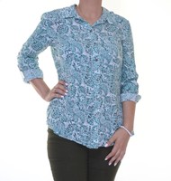 Style & Co. Women's 3/4 Sleeve Button Down Top Size L on sale Style & Co. Women's 3/4 Sleeve Button Down Top Size L on sale